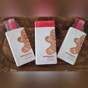 DWELL212 Slatkin + Co. 3 Piece Personal Care Holiday Gift Set Gingerbread New